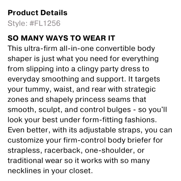 NWT Maidenform Ultra Firm Nude Body Shaper 34C - Picture 6 of 16